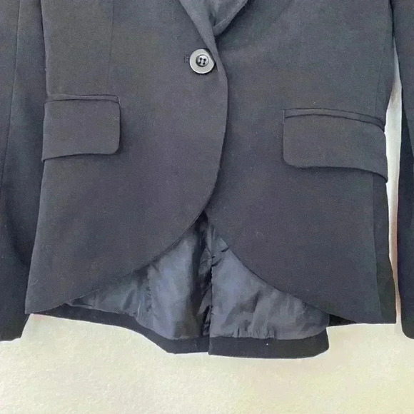 ONLY love collection black detailed blazer Size 4 Excellent Condition - Picture 3 of 6